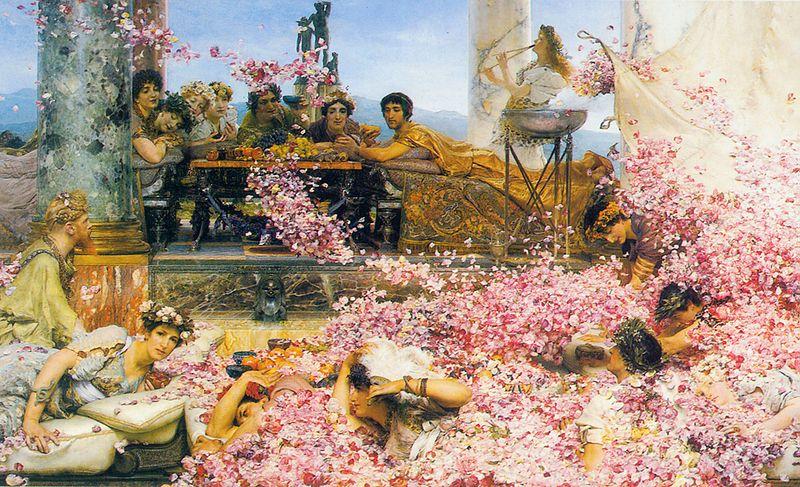 Laura Theresa Alma-Tadema The roses of Heliogabalus oil painting image